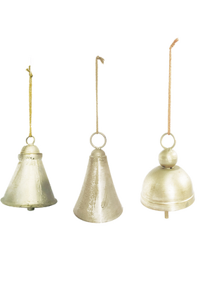 Creative Co-Op Antique Silver Hanging Bell
