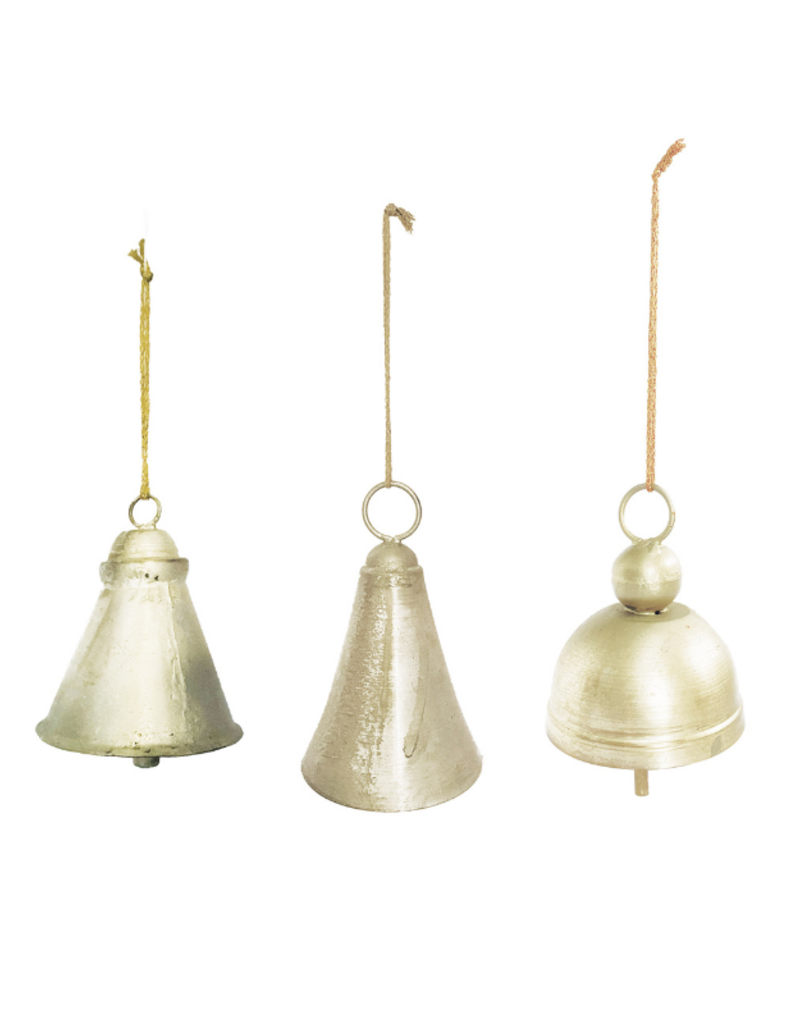 Creative Co-Op Antique Silver Hanging Bell