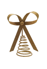 Creative Co-Op Gold Metal Bow Tree Topper