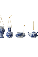 Creative Co-Op Blue & White Ornament