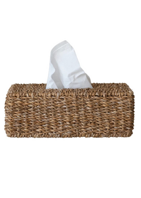 Creative Co-Op Seagrass Tissue Box Cover