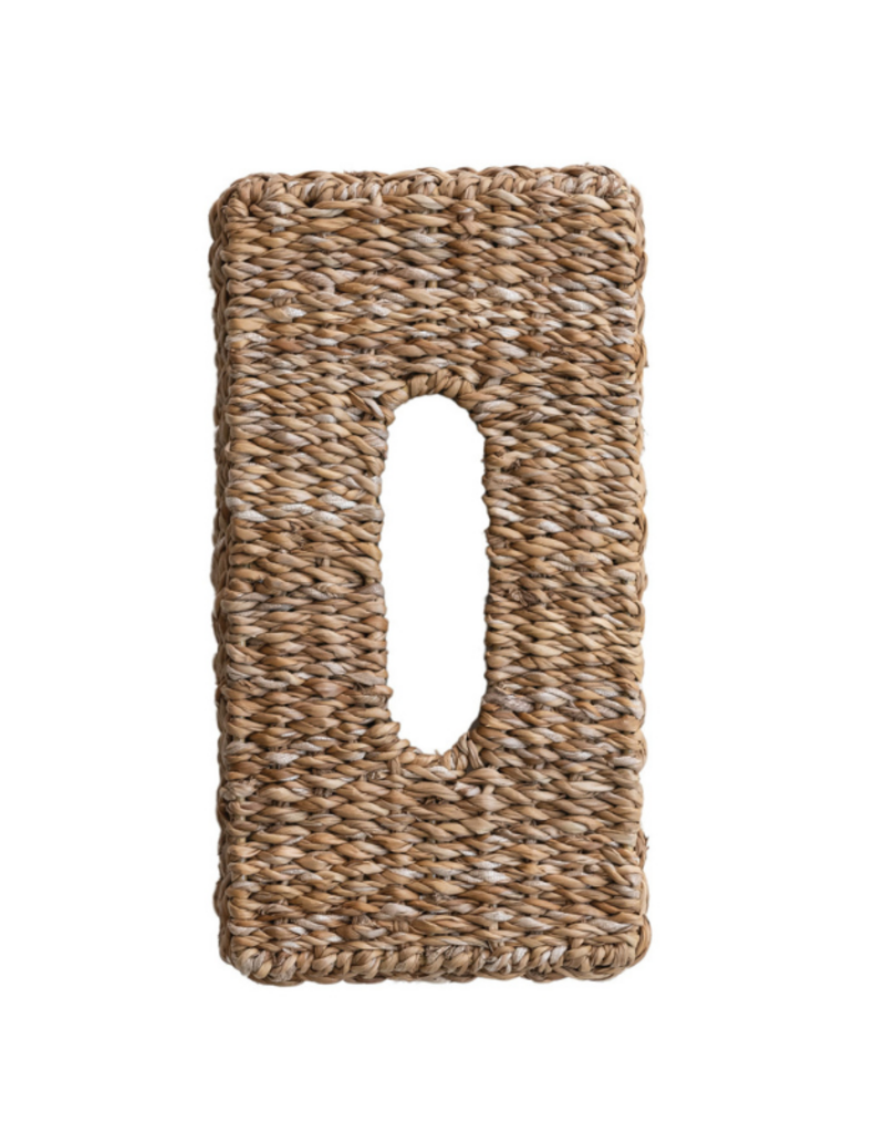 Creative Co-Op Seagrass Tissue Box Cover