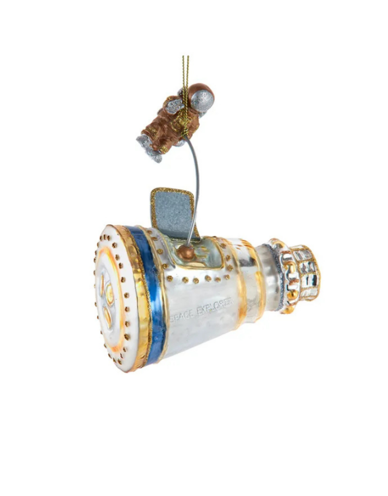Space Capsule With Astronut Ornament