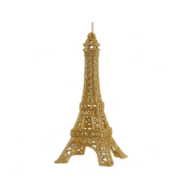 Gold Eiffel Tower Ornament