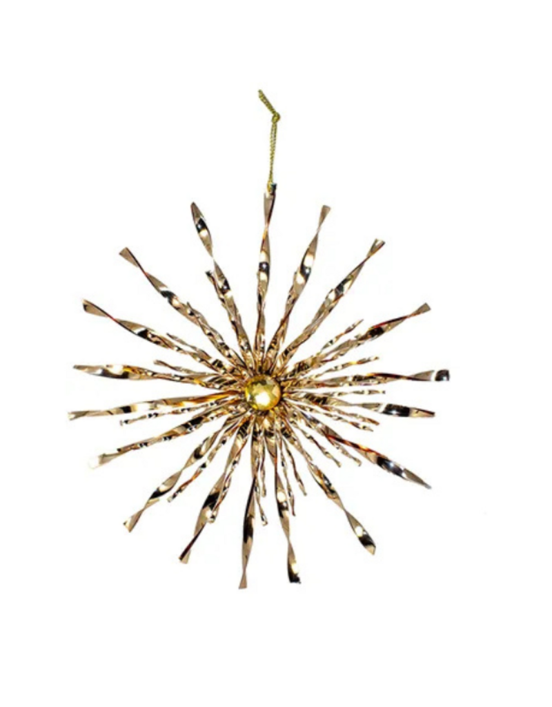 Gold Starburst Ornament