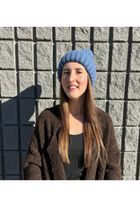 PNYC Amanda Satin Hat in Pacific Blue by PNYC