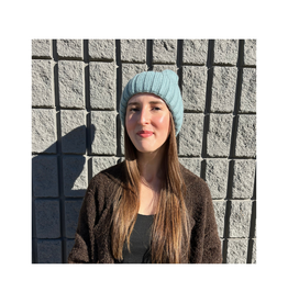 PNYC Amanda Satin Hat in Arctic Blue by PNYC