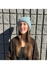 PNYC Amanda Satin Hat in Arctic Blue by PNYC