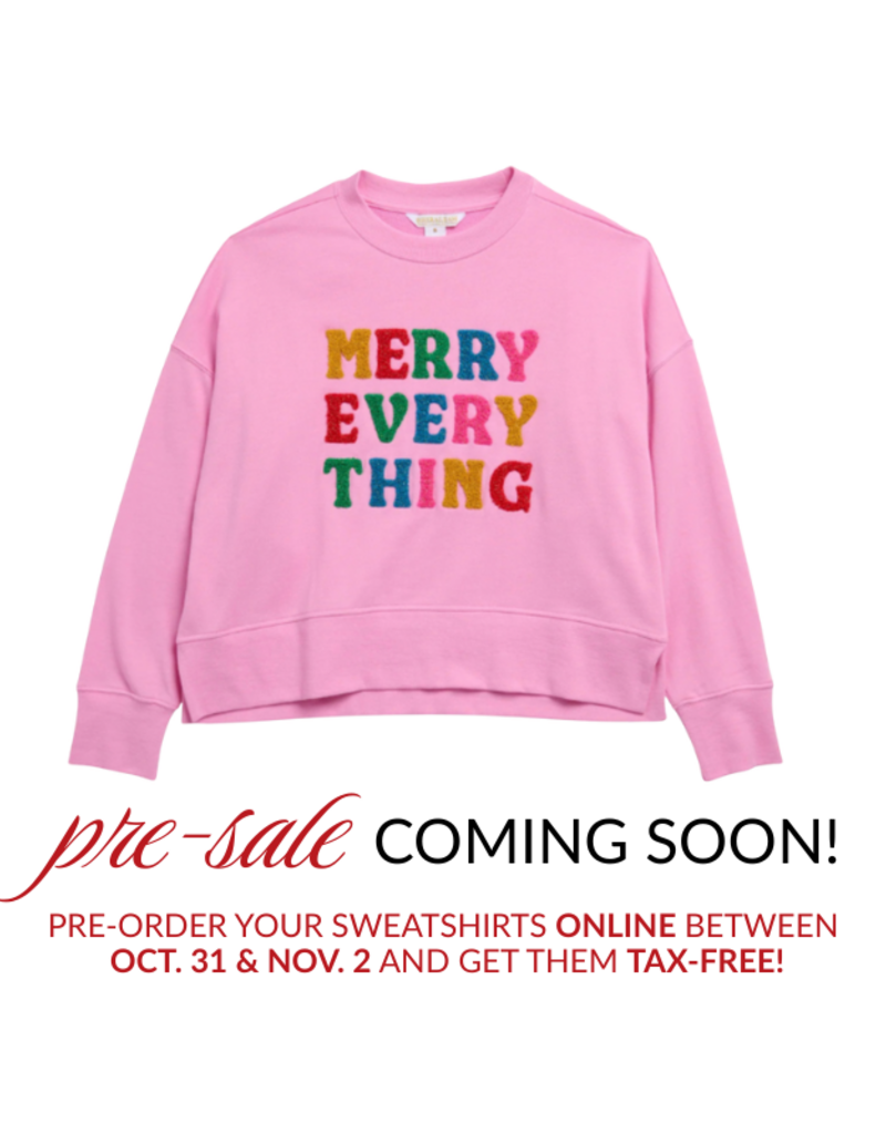 Shiraleah PRE-SALE COMING SOON! Merry Everything Relaxed Sweatshirt