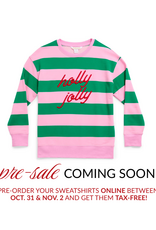 Shiraleah PRE-SALE COMING SOON! Holly Jolly Striped Classic Sweatshirt