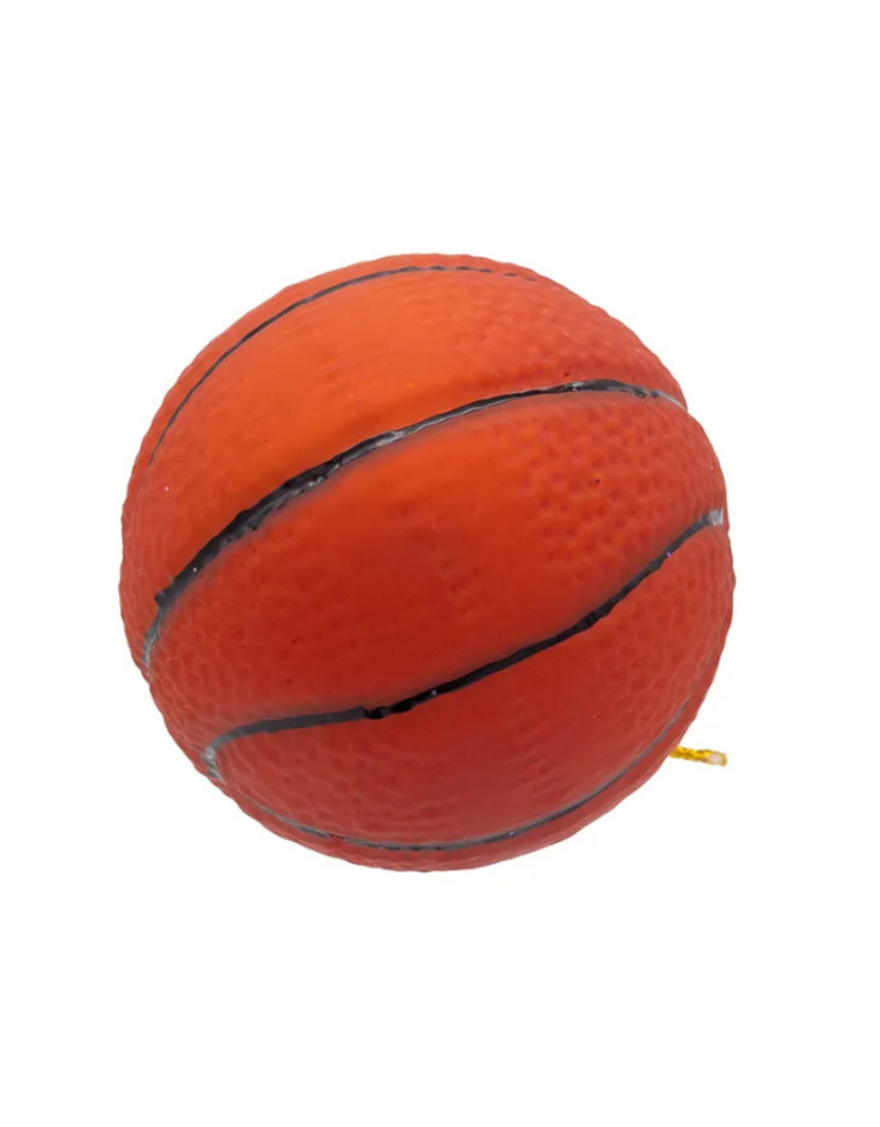 Basketball With Santa Hat Ornament