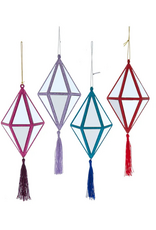 Mirror With Tassel Ornament