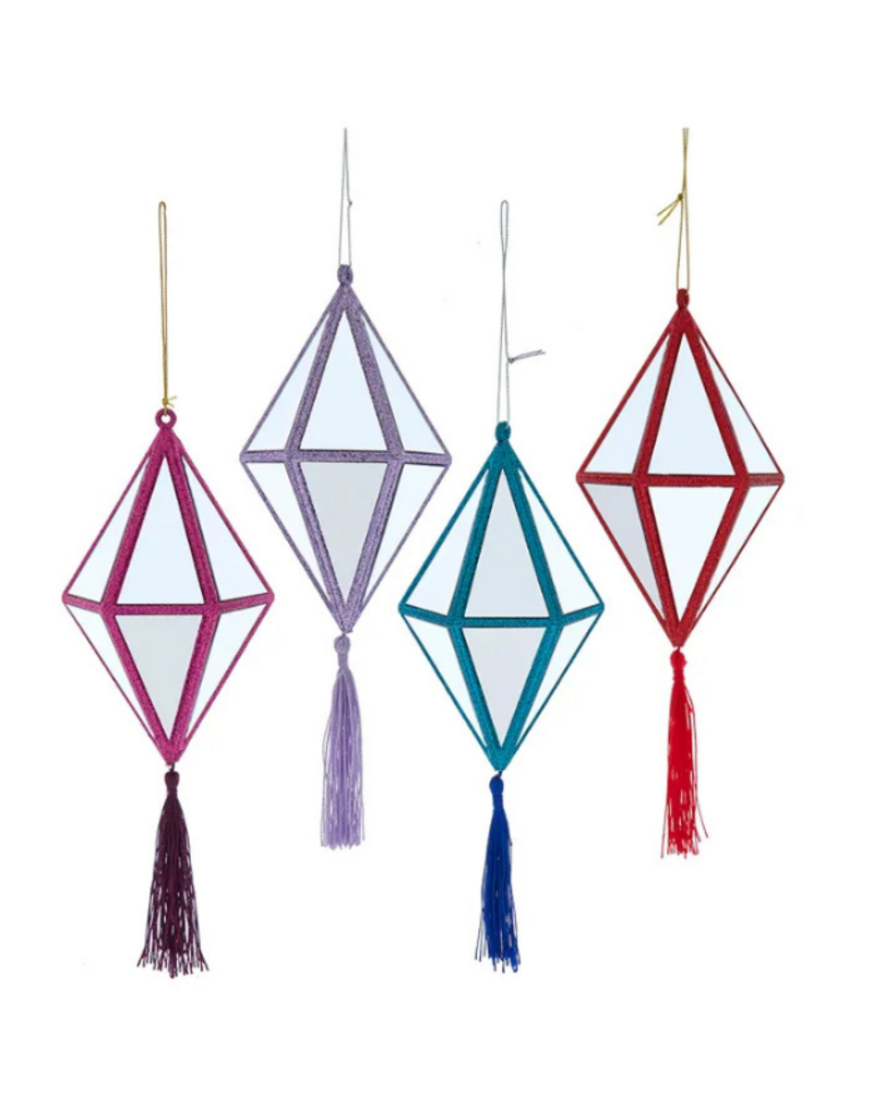 Mirror With Tassel Ornament