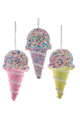 Foam Pastel Ice Cream Ornament