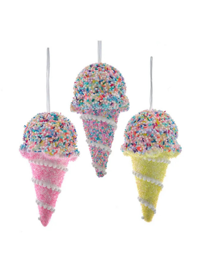 Foam Pastel Ice Cream Ornament
