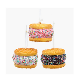 Foam Waffle Ice Cream Sandwhich Ornament