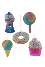 Bedazzled Fabric Sweets Ornament