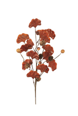 Rust Gingko Leaf Spray