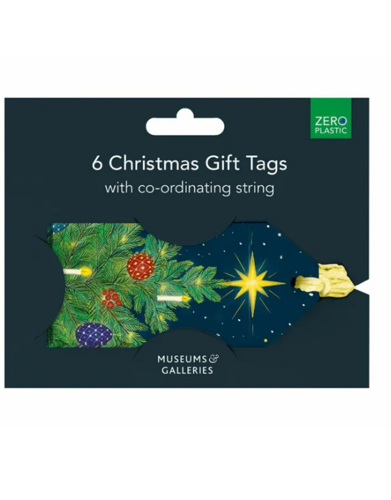Celestial Christmas Trees Gift Tags by Museums & Galleries