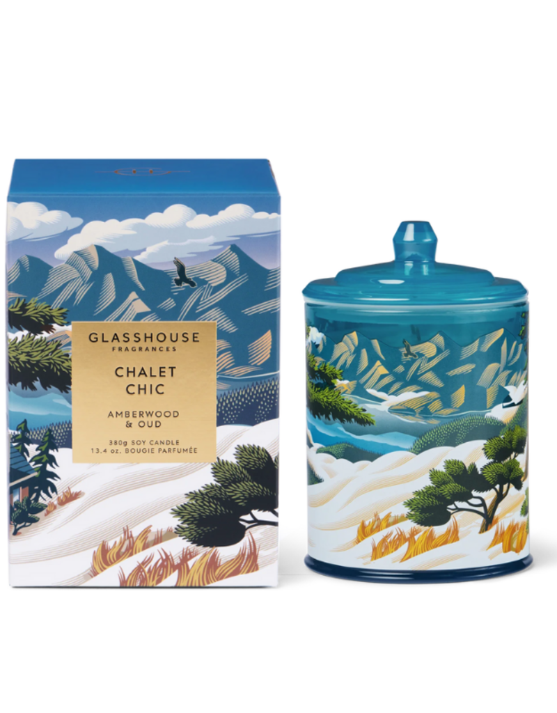 Glasshouse Fragrances Chalet Chic 380g Candle by Glasshouse Fragrances