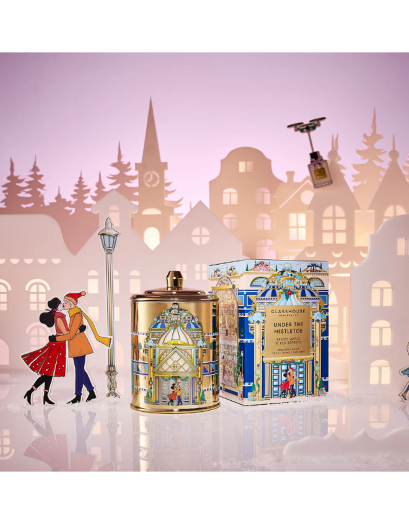 Glasshouse Fragrances Under The Mistletoe 13oz Candle  by Glasshouse Fragrances