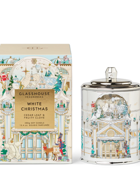 Glasshouse Fragrances White Christmas 13oz Candle by Glasshouse Fragrances