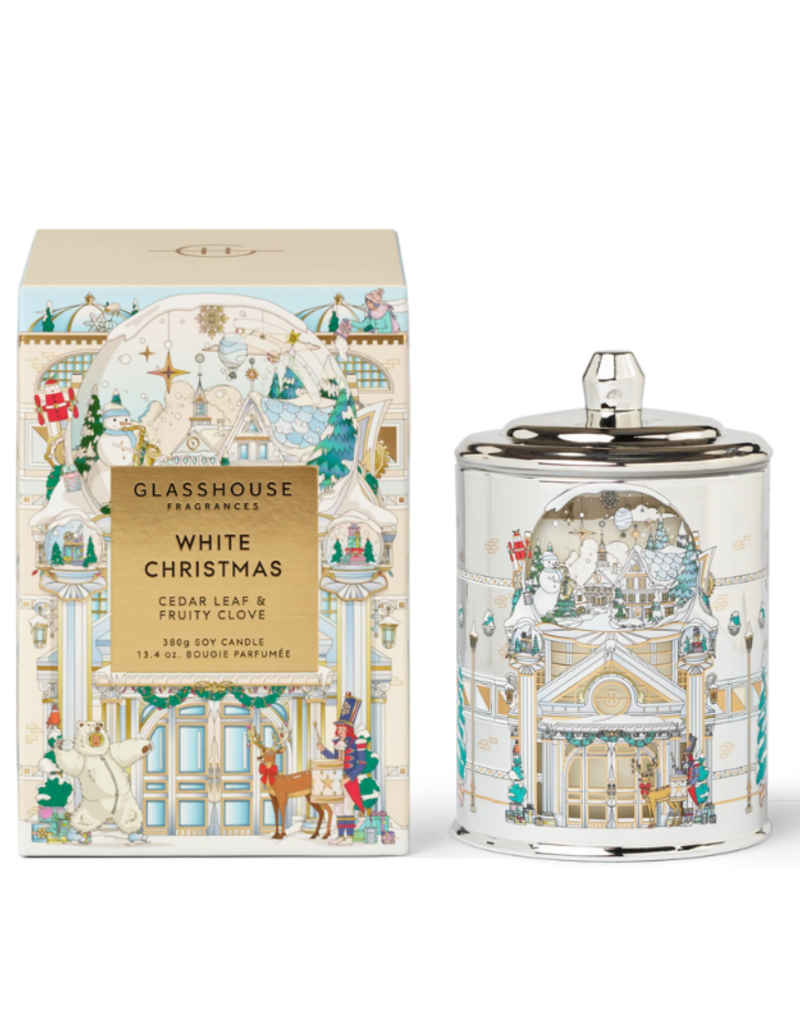 Glasshouse Fragrances White Christmas 13oz Candle by Glasshouse Fragrances