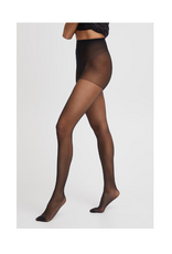 b.young 2 pack of Silk-Look Wikki Stockings in Black by b.young