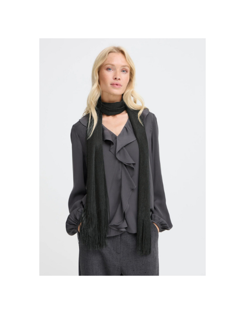 b.young Voet Scarf in True Black by b.young