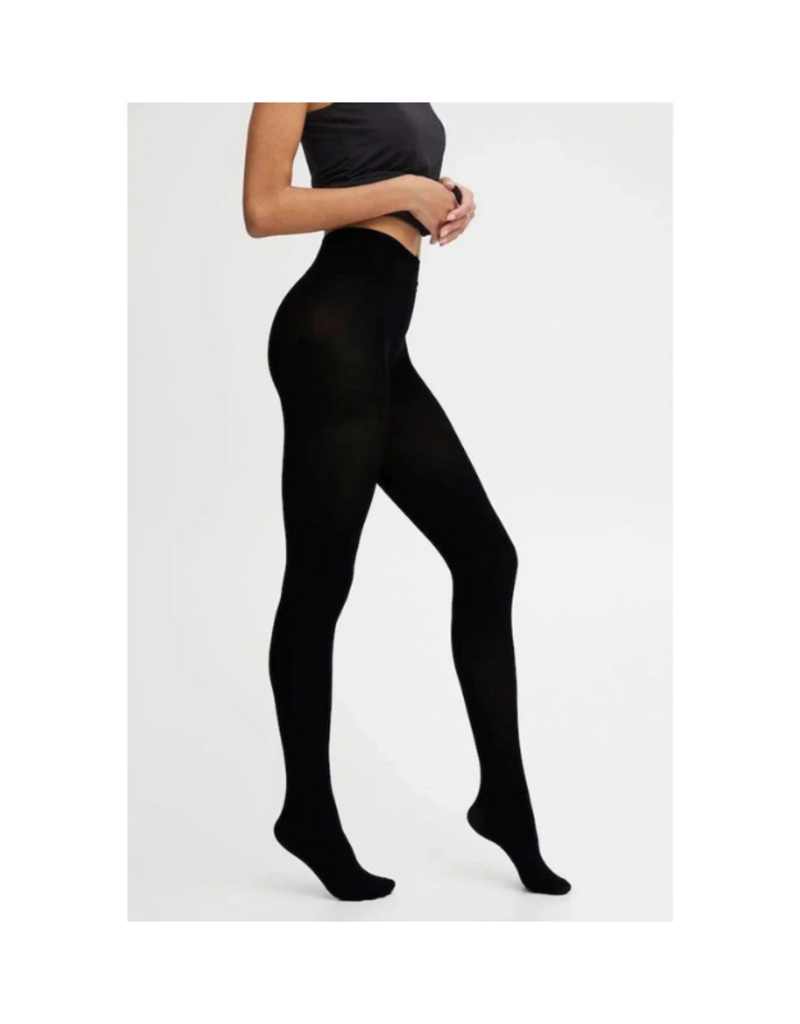 b.young 2 pack of Wikka Microfibre Stockings in Black by b.young