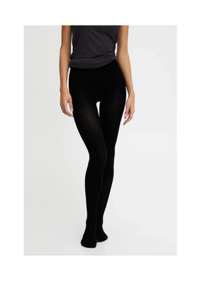 b.young 2 pack of Wikka Microfibre Stockings in Black by b.young
