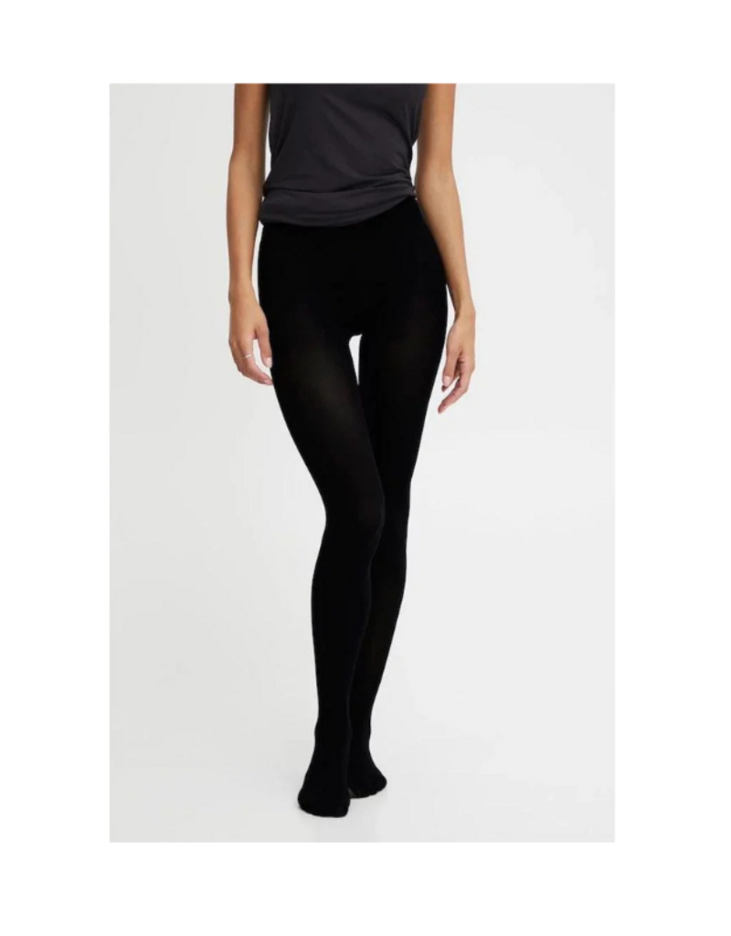 b.young 2 pack of Wikka Microfibre Stockings in Black by b.young