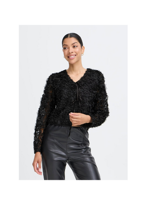 b.young Rosalinda Jacket in True Black by b.young
