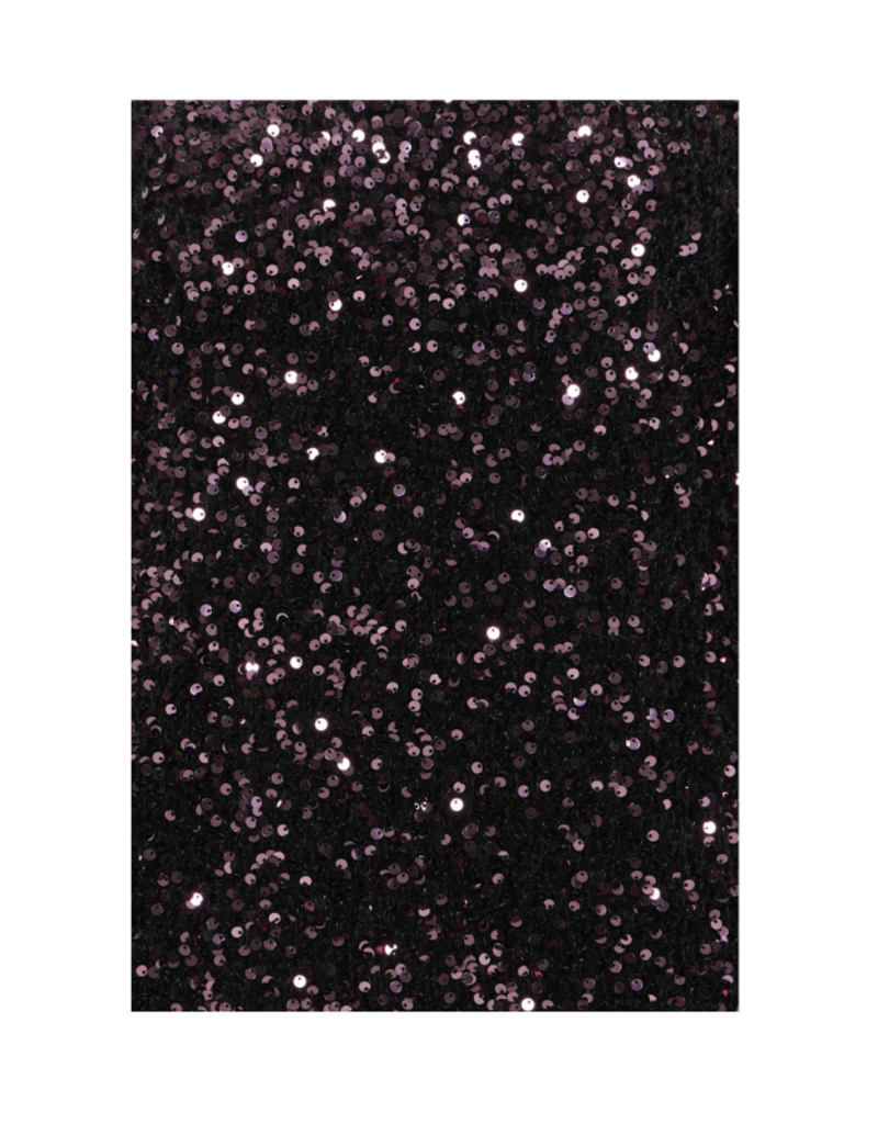 b.young Paillet Bow Dress in Fudge Sequin by b.young