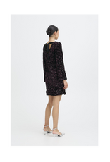b.young Paillet Bow Dress in Fudge Sequin by b.young