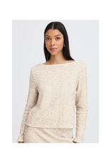 b.young Pary Blouse in Oatmeal by b.young