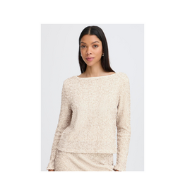 b.young Pary Blouse in Oatmeal by b.young