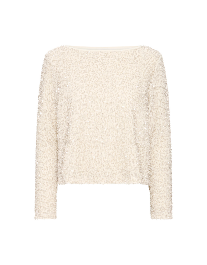 b.young Pary Blouse in Oatmeal by b.young
