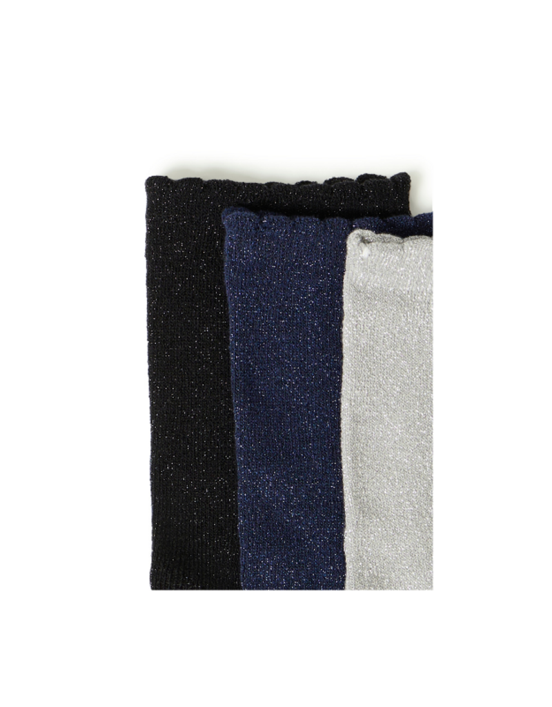 b.young Vilaine Sock Box  in Blue & Silver by b.young