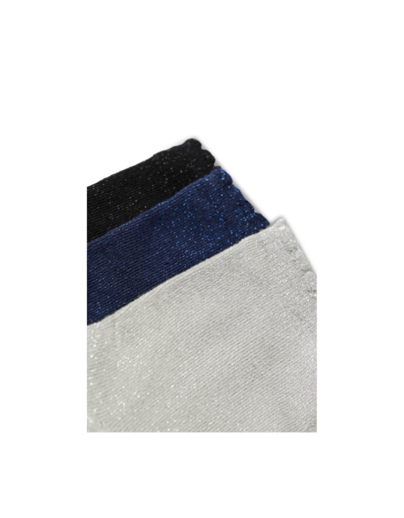b.young Vilaine Sock Box  in Blue & Silver by b.young