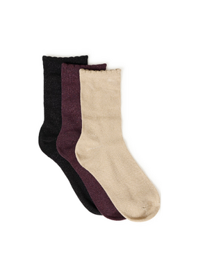 b.young Vilaine Sock Box in  Red & Gold by b.young