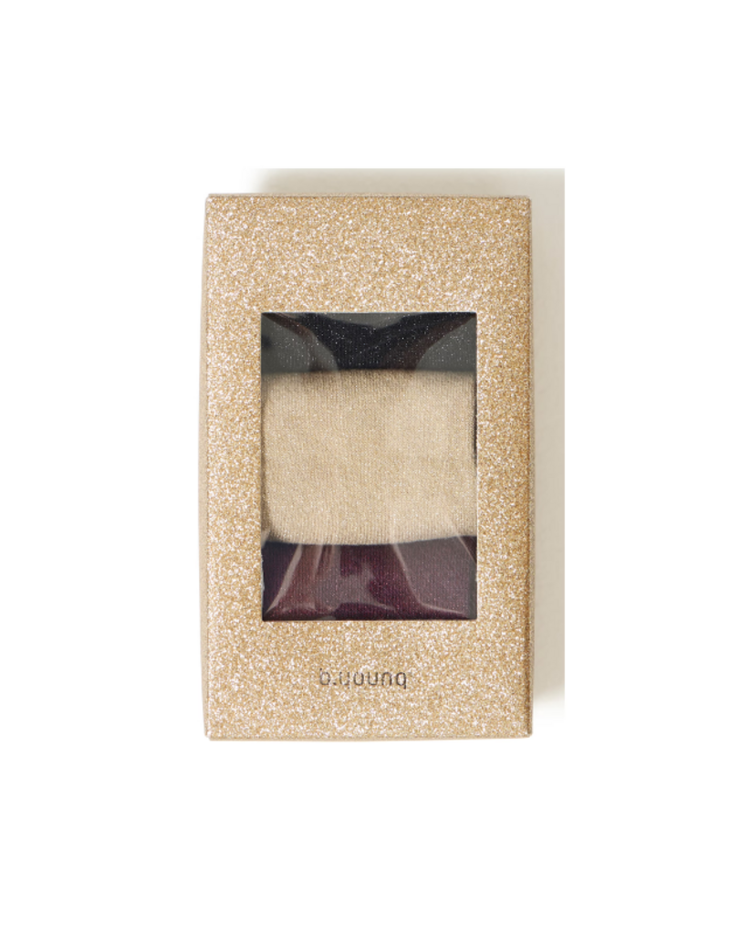 b.young Vilaine Sock Box in  Red & Gold by b.young