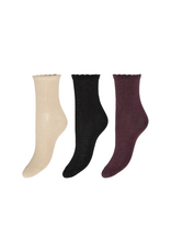 b.young Vilaine Sock Box in  Red & Gold by b.young