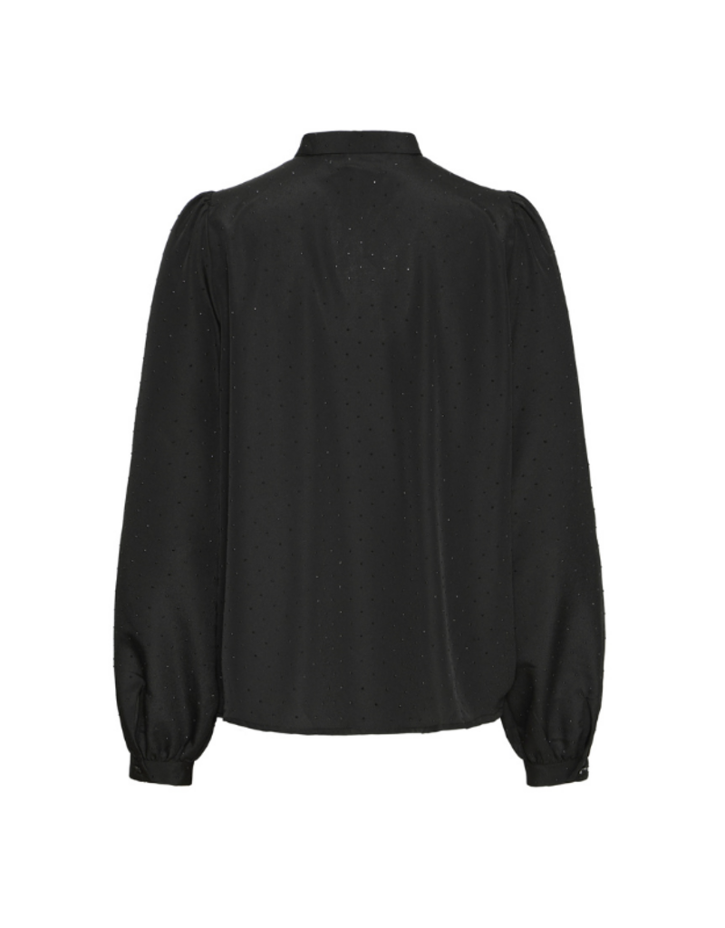 b.young Ikaja Bow Shirt in Meteorite by b.young