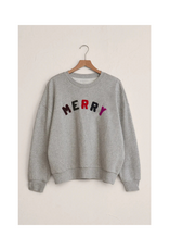 Z Supply Merry Sunday Sweater in Classic Heather Grey by Z Supply