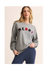 Z Supply Merry Sunday Sweater in Classic Heather Grey by Z Supply