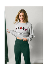 Z Supply Merry Sunday Sweater in Classic Heather Grey by Z Supply