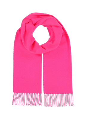Fraas Solid Cashmink Scarf in Neon Pink by Fraas