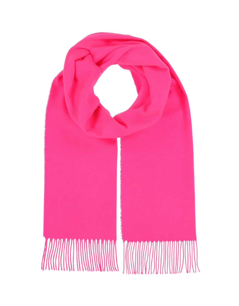 Fraas Solid Cashmink Scarf in Neon Pink by Fraas
