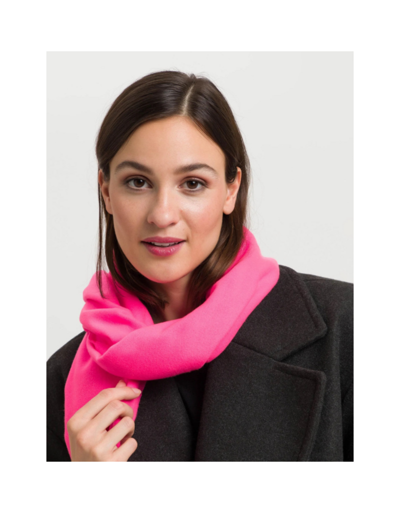 Fraas Solid Cashmink Scarf in Neon Pink by Fraas